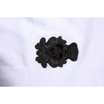 Dolce & Gabbana White Cotton DG Crown Embroidery T-shirt