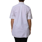 Dolce & Gabbana White Cotton Short Sleeves Collared Polo Top TSH878624-38