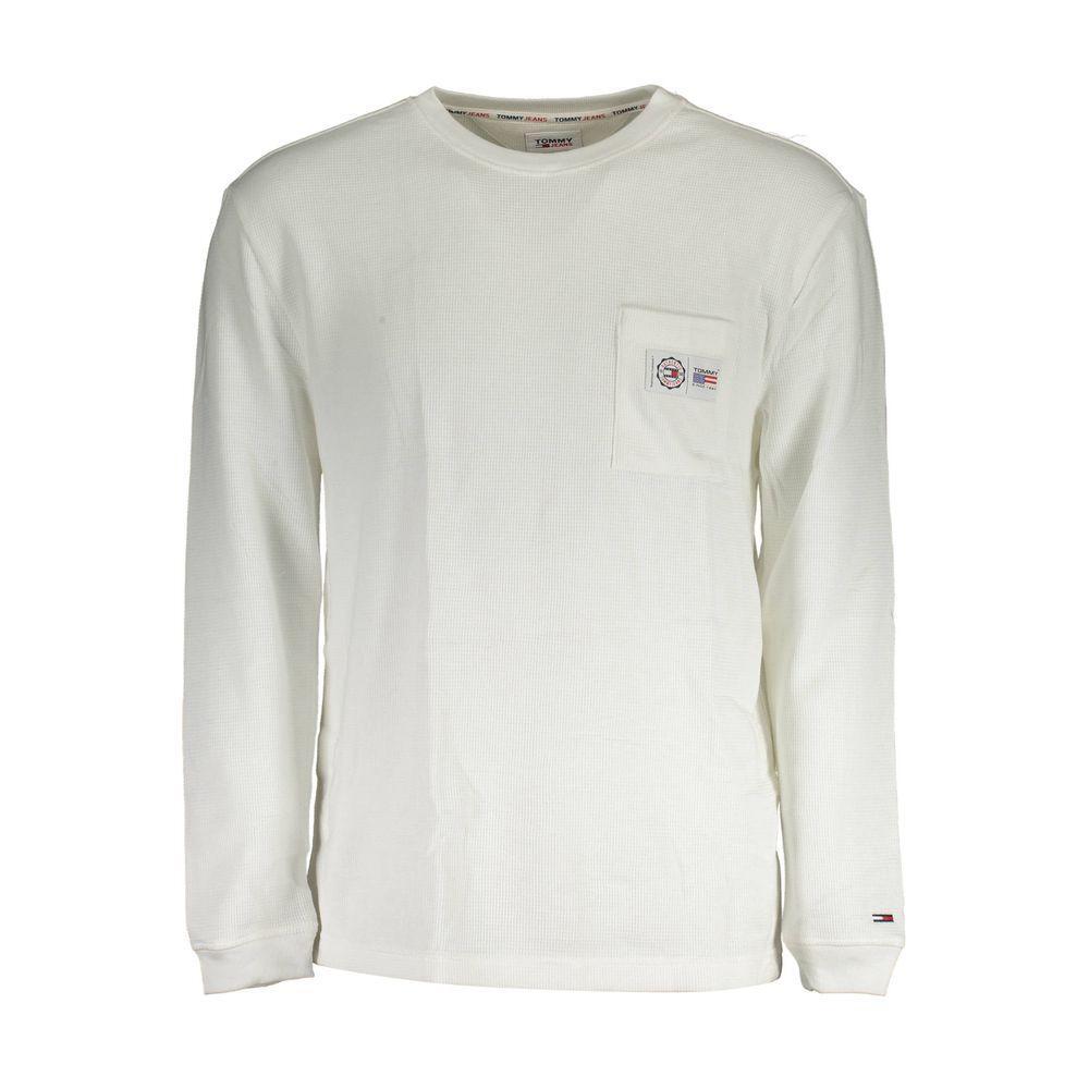 Tommy Hilfiger White Cotton Sweater TO-37570-S