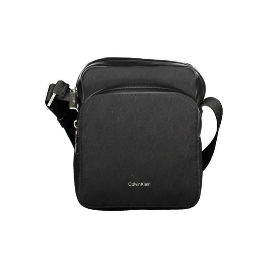 Calvin Klein Black Polyester Men Shoulder Bag CA-36303