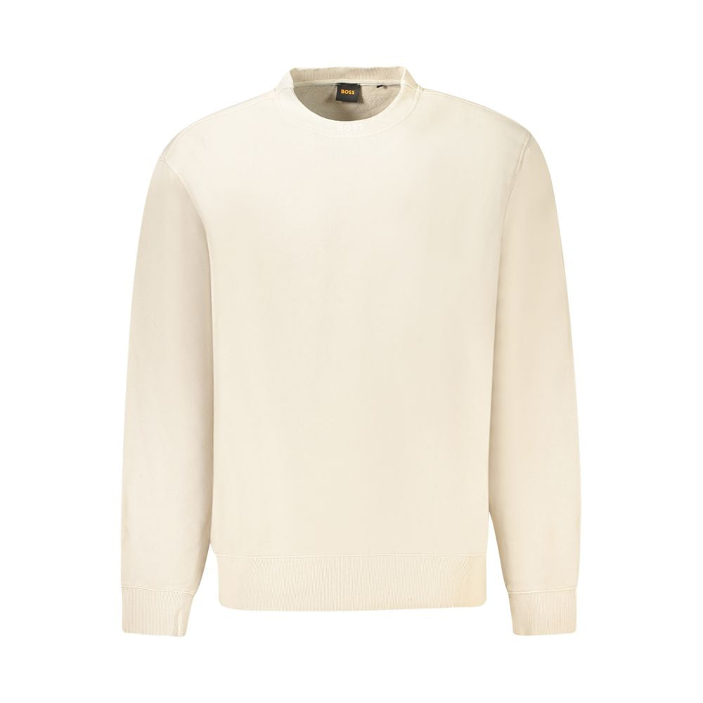Hugo Boss Beige Cotton Sweatshirt