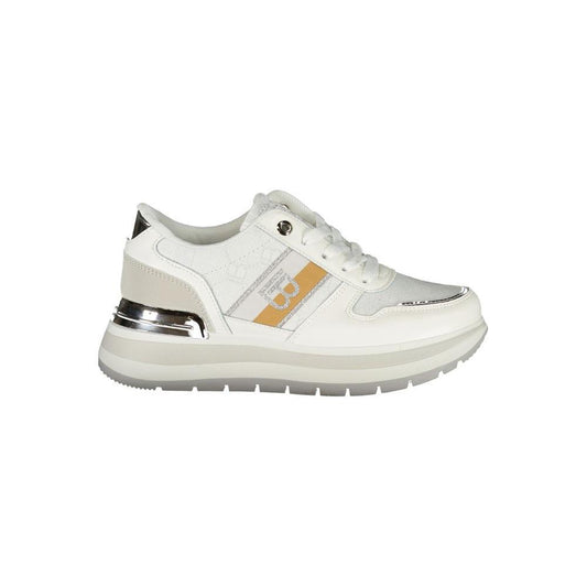 Laura Biagiotti White Polyester Women Sneaker LA-36492-EU36/US6