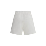 Marine Serre Linen Shorts MA-USH002AUWOV0007WH10-S