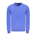 North Sails Blue Cotton Men Sweater