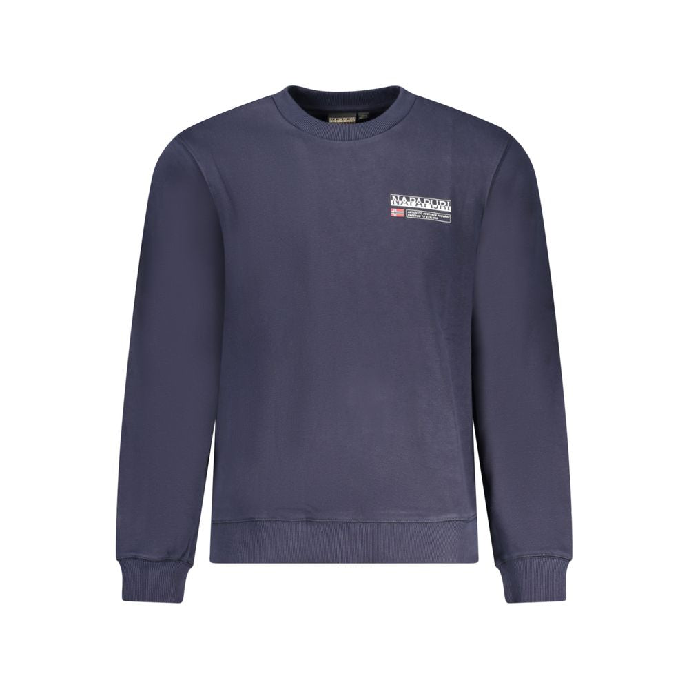 Napapijri Blue Cotton Sweatshirt