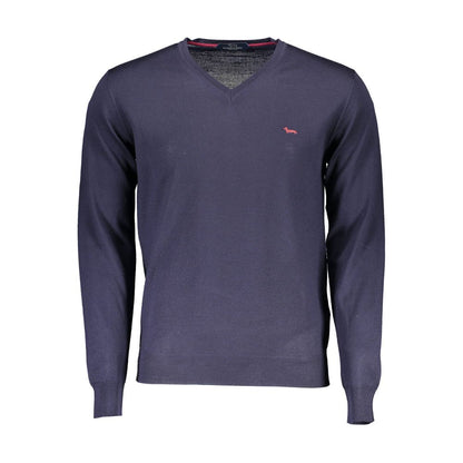 Harmont & Blaine Blue Wool Sweater