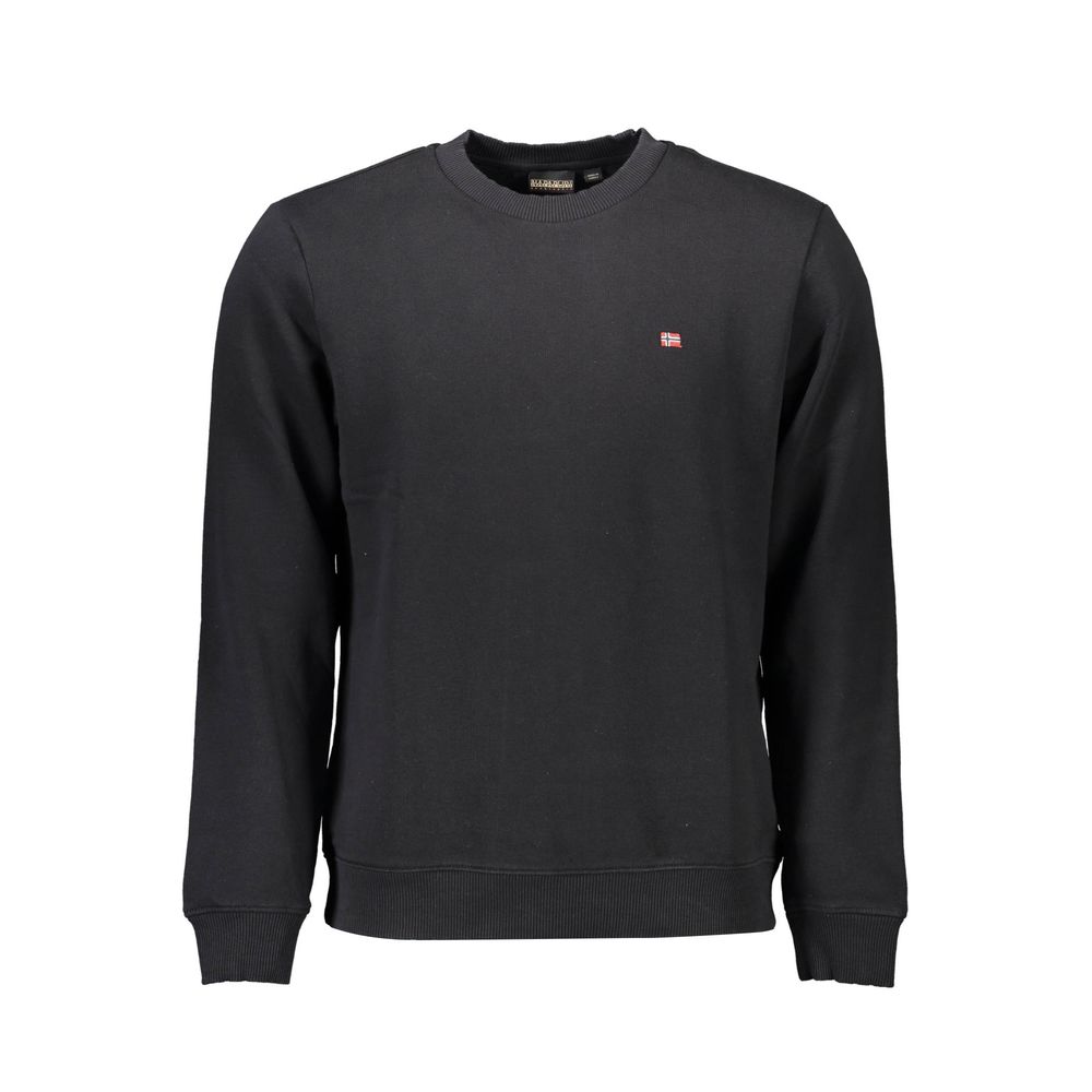 Napapijri Black Cotton Sweatshirt