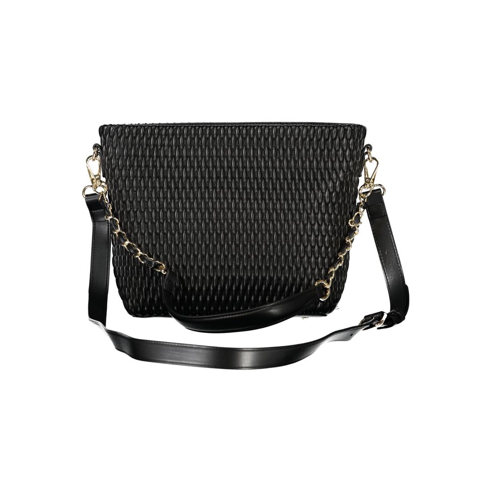 Mario Valentino Black Polyethylene Handbag