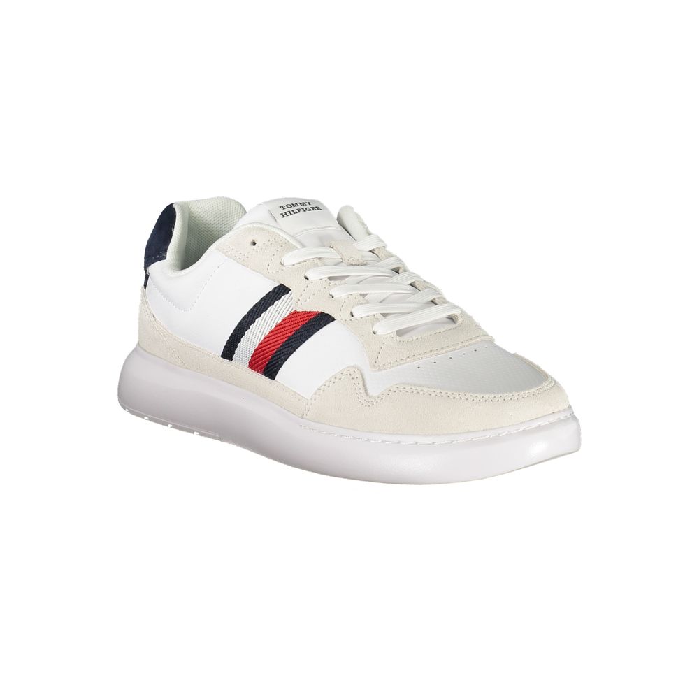 Tommy Hilfiger White Leather Men Sneaker