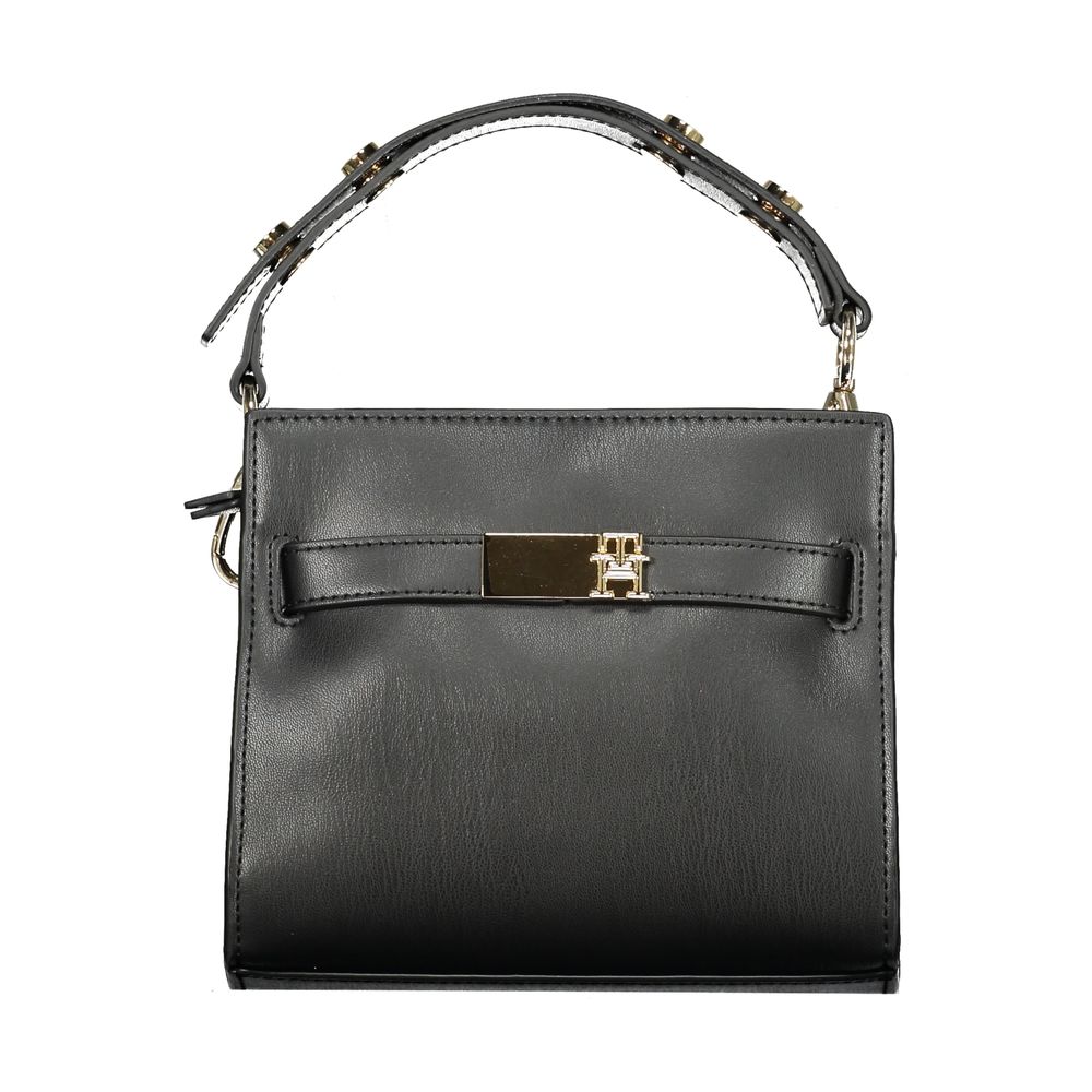 Front view with bag zipped and handles upright.