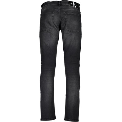 Calvin Klein Black Cotton Men Jeans