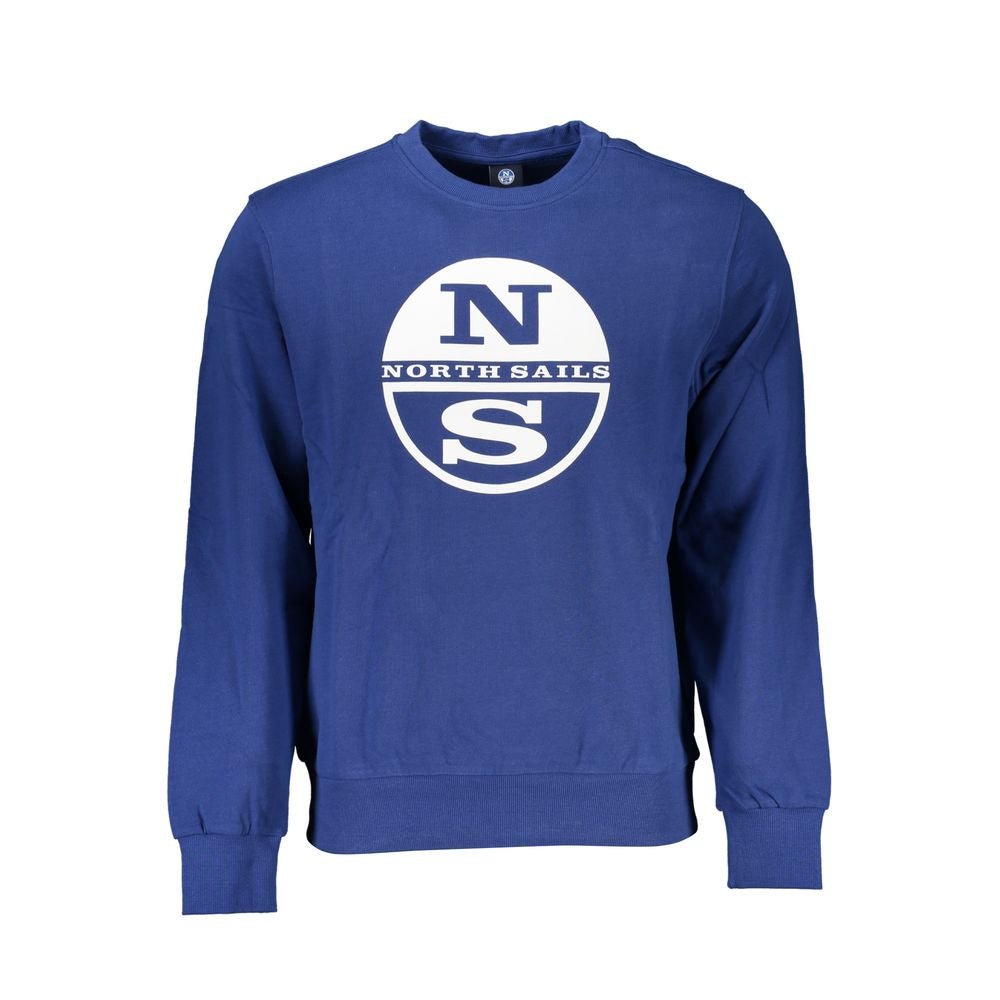 North Sails Blue Cotton Sweatshirt