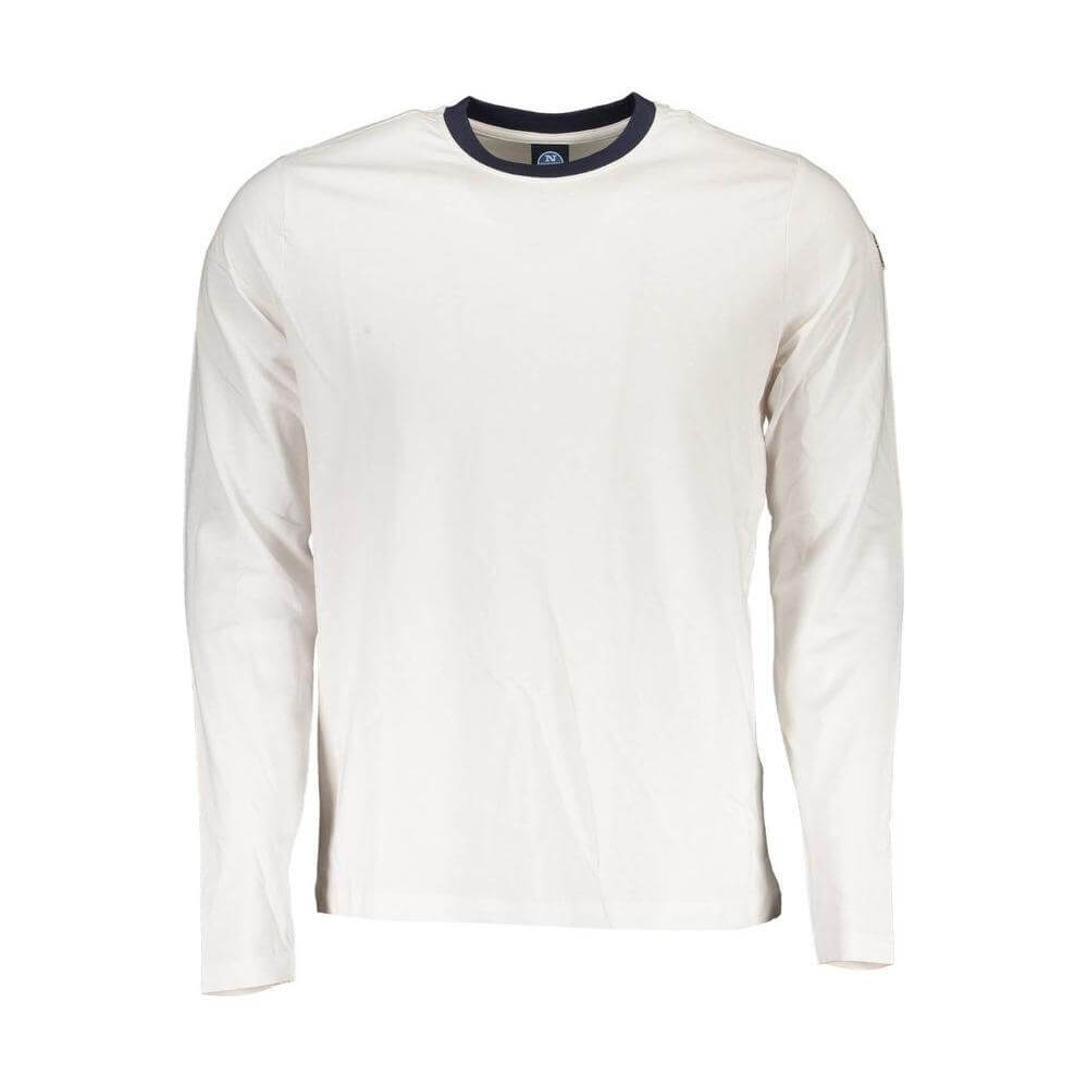 North Sails White Cotton Men T-Shirt NO-37612-XXL