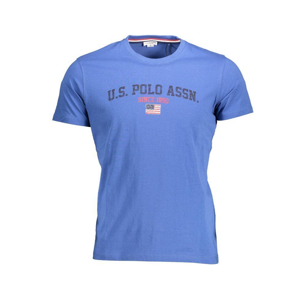 U.S. POLO ASSN. Blue Cotton Men T-Shirt US-37819-XXL