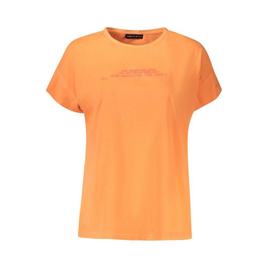 North Sails Orange Cotton Tops & T-Shirt NO-35964-XS