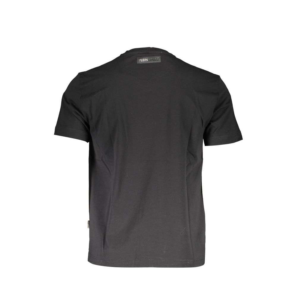 Plein Sport Black Cotton T-Shirt