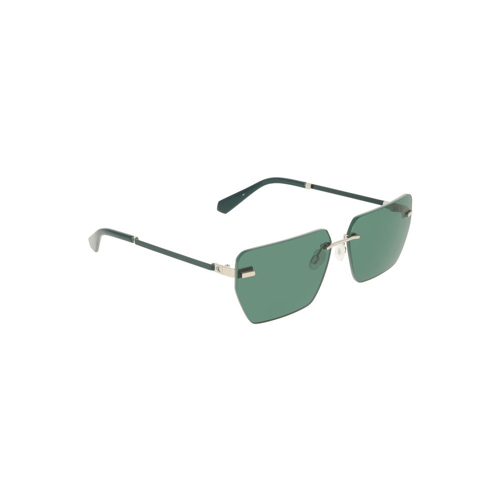 Calvin Klein Green Metal Sunglass