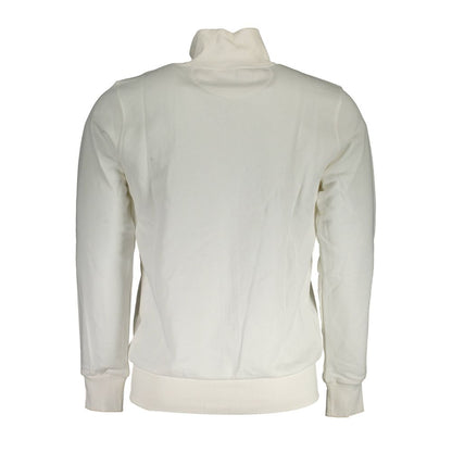 La Martina White Cotton Sweatshirt
