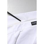 Dolce & Gabbana White Cotton Collared Long Sleeves Blouse Top TSH906744-40