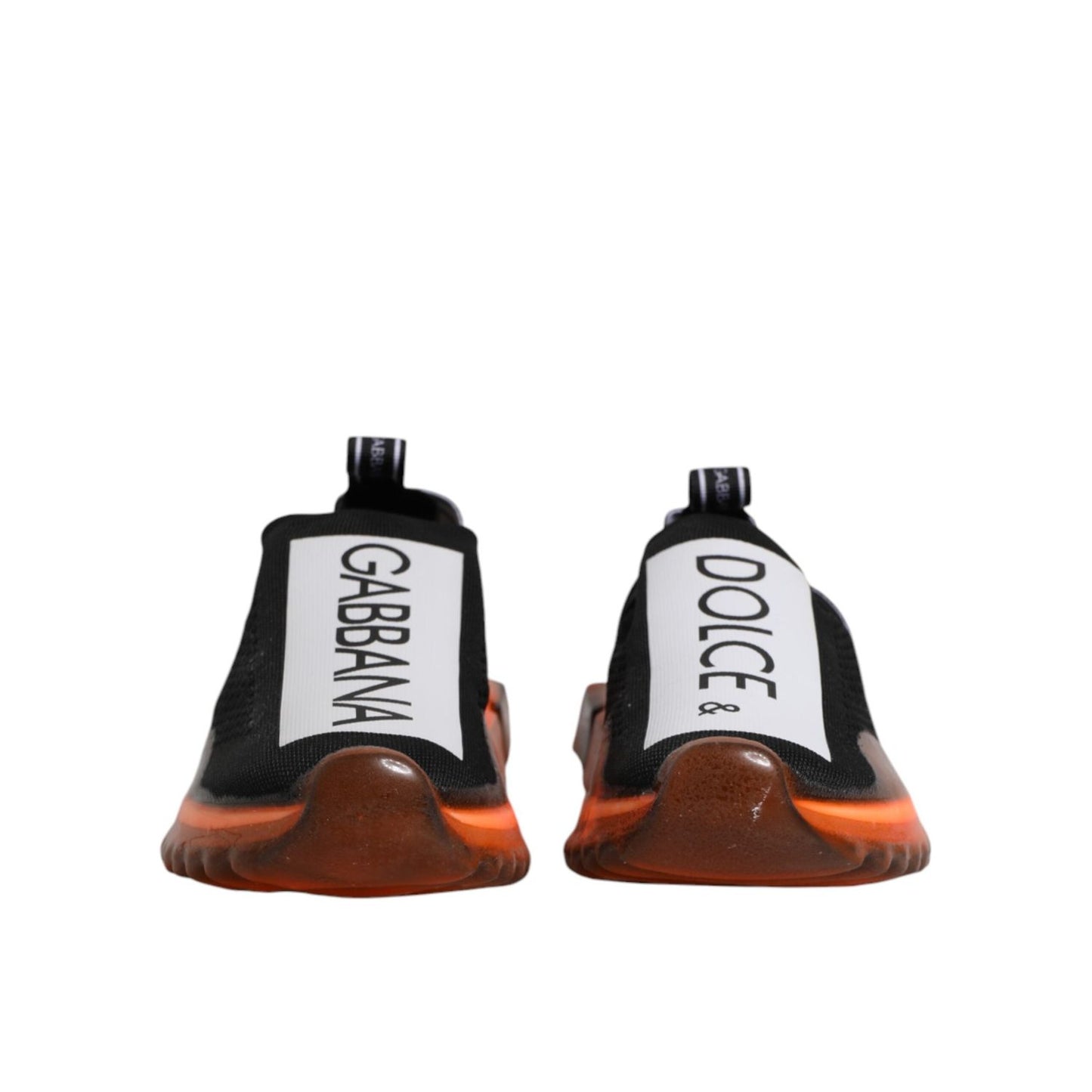 Dolce & Gabbana Black White Slip On Sorrento Sneakers Shoes