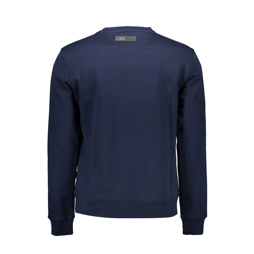 Plein Sport Blue Cotton Sweatshirt
