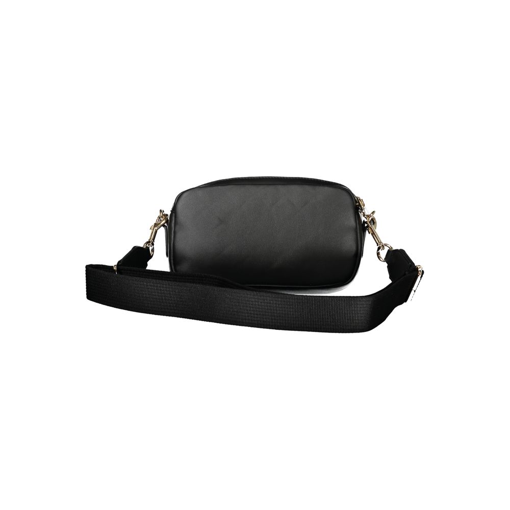 Front view with bag zipped and handles upright.