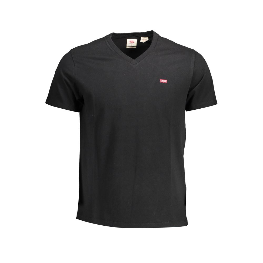 Levi's Black Cotton T-Shirt