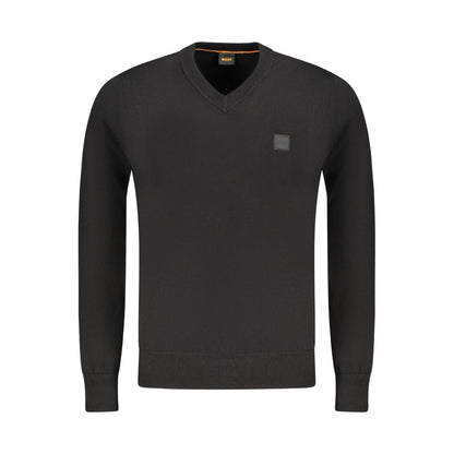 Hugo Boss Black Cotton Sweater