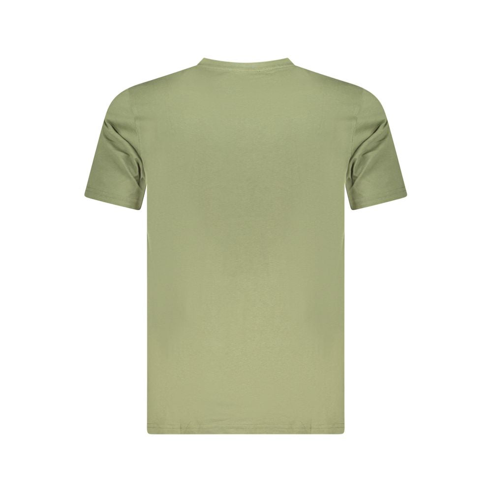 Cavalli Class Green Cotton T-Shirt
