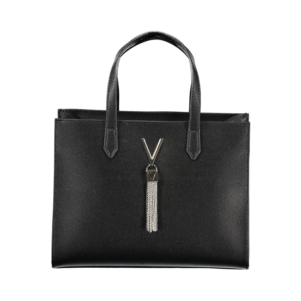 Front view with bag zipped and handles upright.