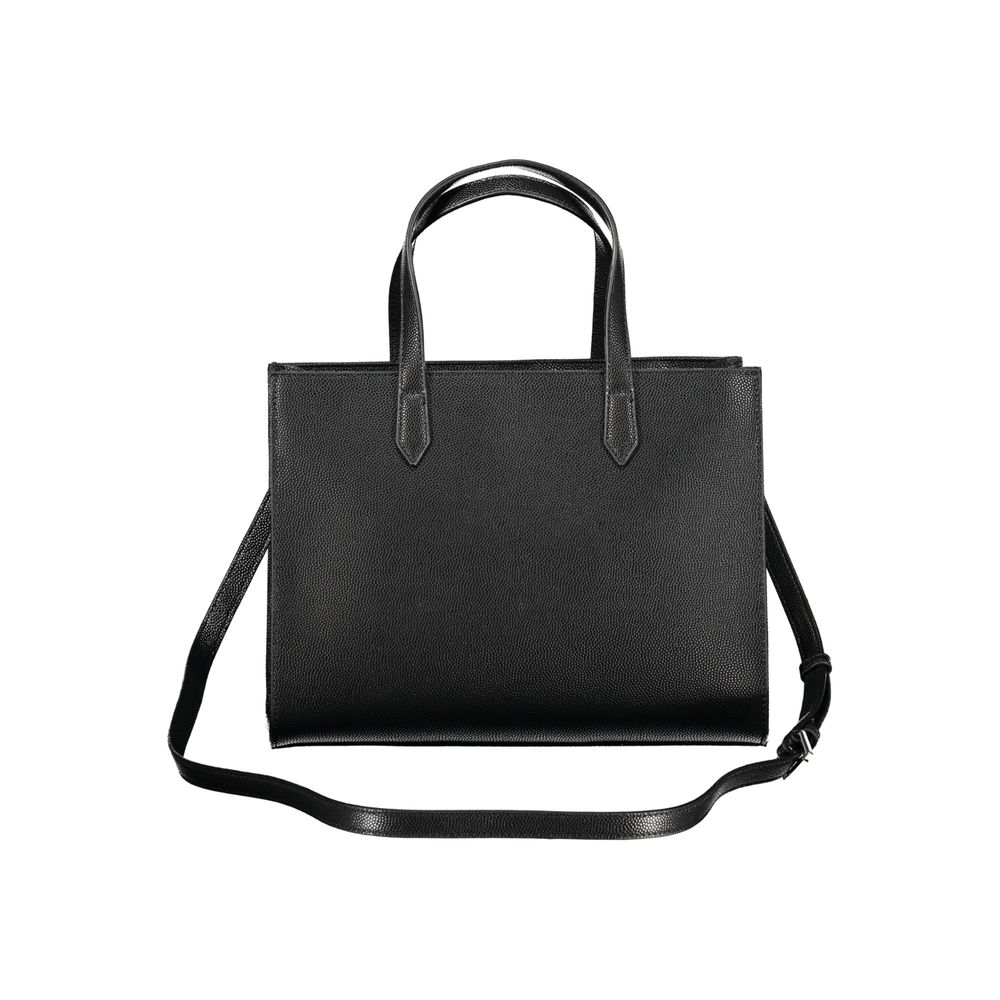 Front view with bag zipped and handles upright.