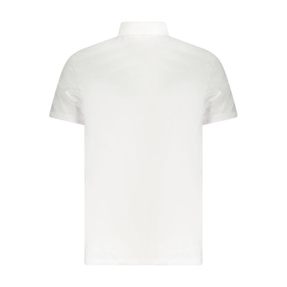Calvin Klein White Cotton Polo Shirt