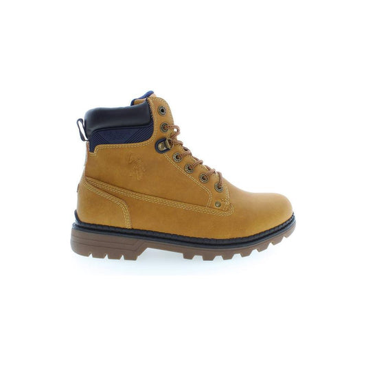 U.S. POLO ASSN. Beige Polyester Men Boot