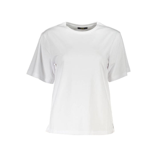 Cavalli Class White Cotton T-Shirt