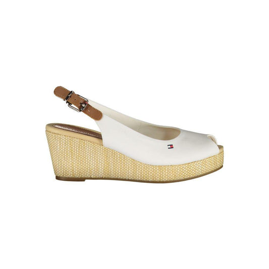 Tommy Hilfiger White Cotton Sandal TO-29009-EU40/US10