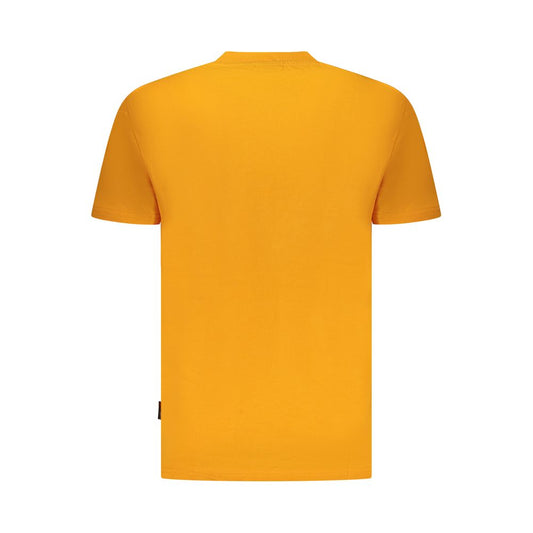 Napapijri Orange Organic Cotton Men T-Shirt NA-35900-M