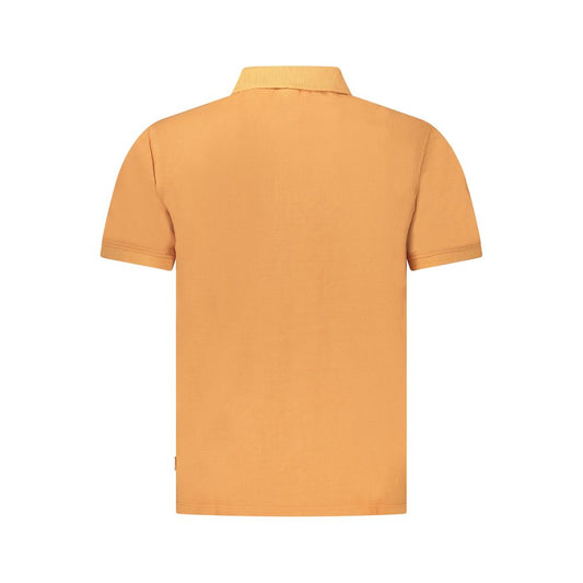 Pepe Jeans Orange Cotton Men Polo Shirt PE-36008-S