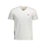 Levi's White Cotton Men T-Shirt LE-37234-S