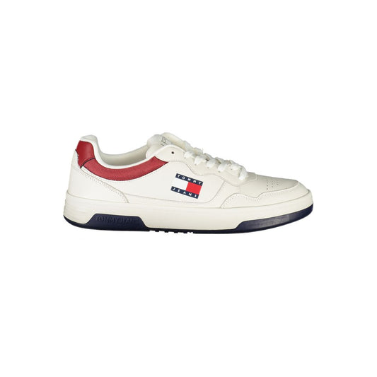 Tommy Hilfiger White Leather Men Sneaker TO-36757-EU40/US7
