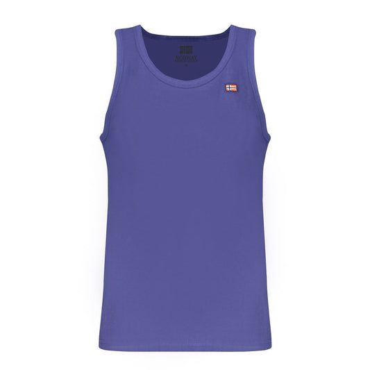 Norway 1963 Blue Cotton Tank Top