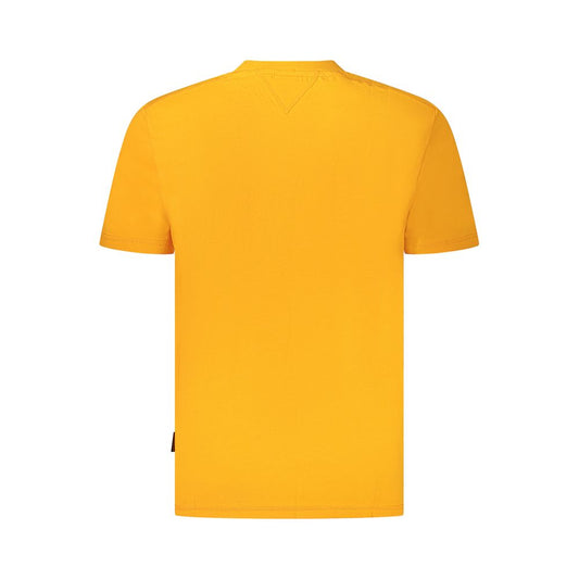Napapijri Orange Cotton Men T-Shirt NA-35893-S