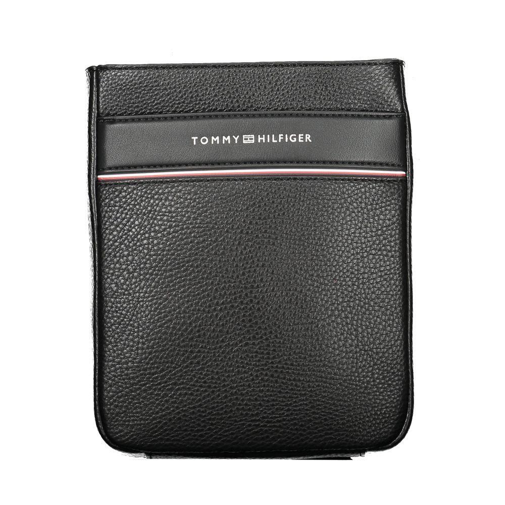 Tommy Hilfiger Black Polyethylene Men Shoulder Bag TO-36368