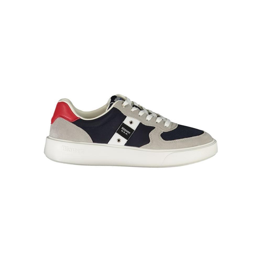 Blauer Blue Leather Men Sneaker