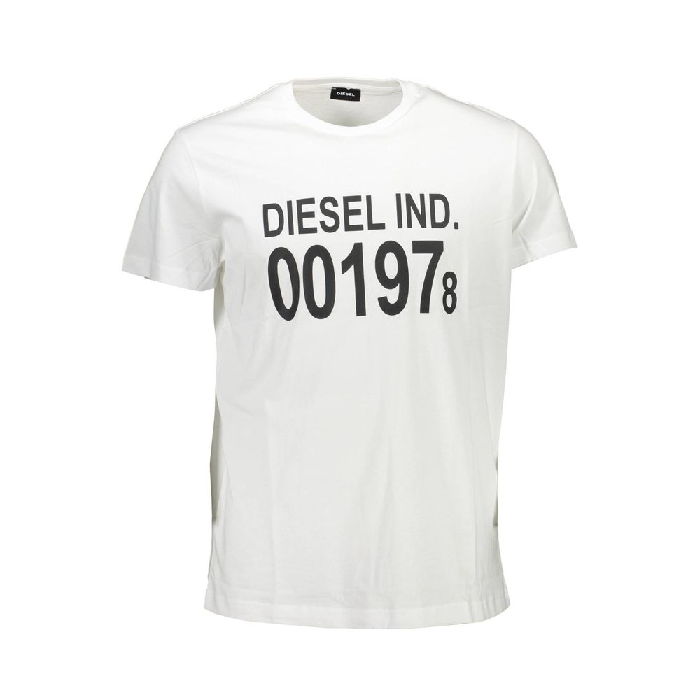 Diesel White Cotton T-Shirt