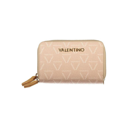 Mario Valentino Beige Polyethylene Women Wallet