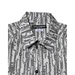 Dolce & Gabbana White Floral Print Casual Long Sleeves Shirt TSH906759-40