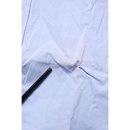Dolce & Gabbana Blue Cotton SICILIA Long Sleeves Dress Shirt