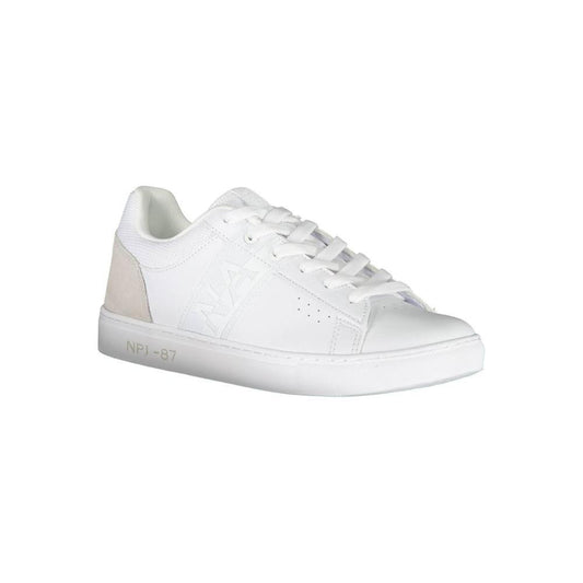 Napapijri White Leather Men Sneaker