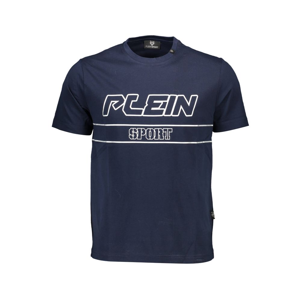 Plein Sport Blue Cotton T-Shirt