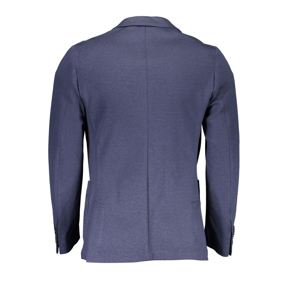 Gant Blue Cotton Jackets & Coat
